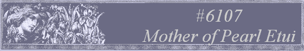 #6107
 Mother of Pearl Etui 