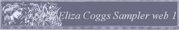 #6627
Eliza Coggs Sampler 