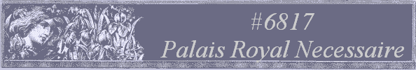 #6817 
Palais Royal Necessaire 