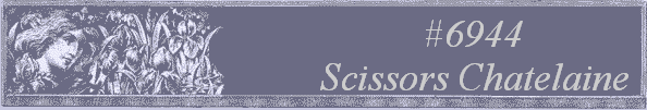 #6944
 Scissors Chatelaine 
