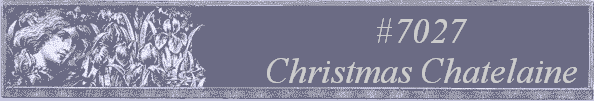 #7027
 Christmas Chatelaine 