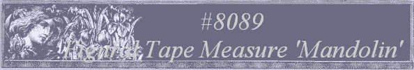 #8089 
Figural Tape Measure 'Mandolin' 